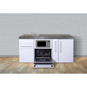 Stengel - Mini-Küche Miniküche Premiumline MPGSMSG180AGSGKFlBrS Schiefergrau