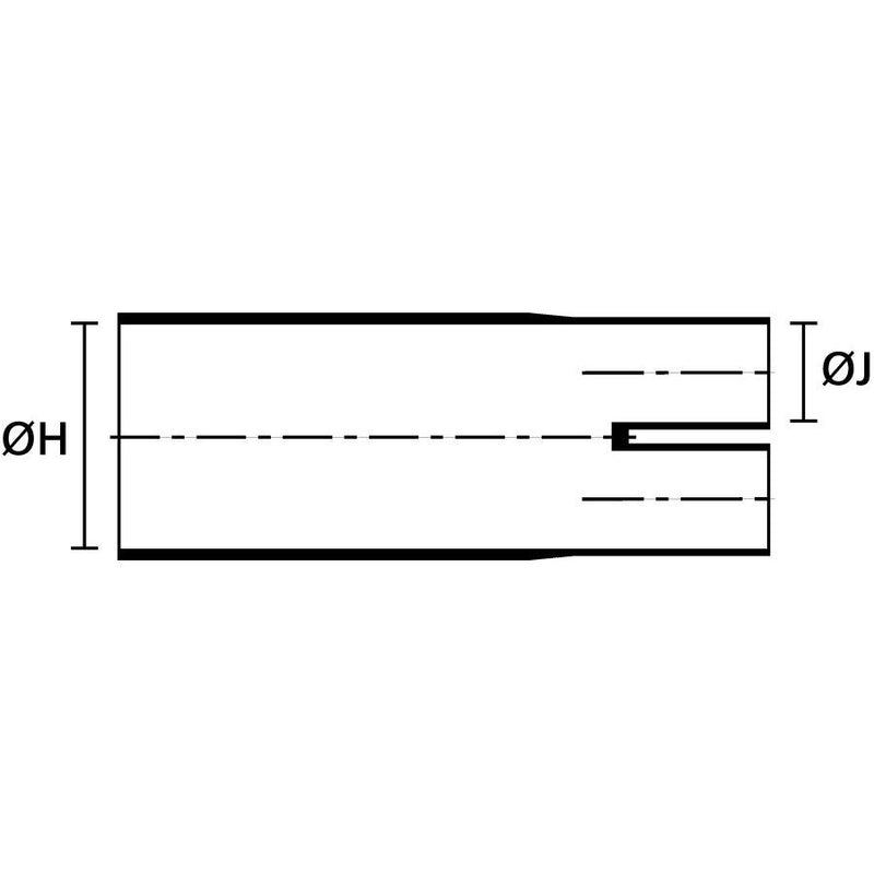 HellermannTyton - Aufteilkappe Endverschluss 408-2-B8W-POX-BK