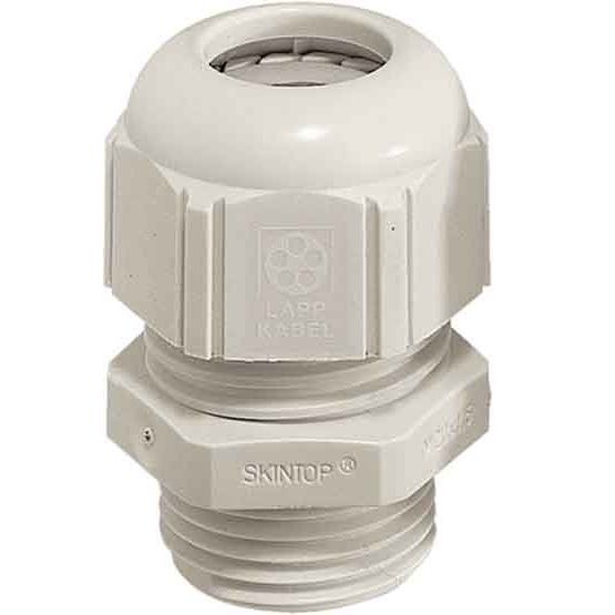 Lapp Zubehör - Kabelverschraubung SKINTOP-STR-M-20X1,5-RAL- STR-M20x1,5 R7001SGY 7001-SGY − 100 Stück
