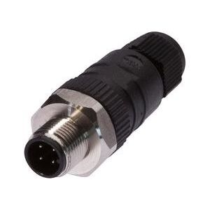 Ipf Electronic - Rundsteckverbinder, feldkonfektionierbar (Industriesteckverbinder) Kabelstecker, gerade, VK003828 Selbstkonfektionierb