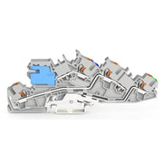 WAGO - Installations-Etagenklemme Installationsetagenklemme 2205-7641 4 mm² mit Drücker − 50 Stück