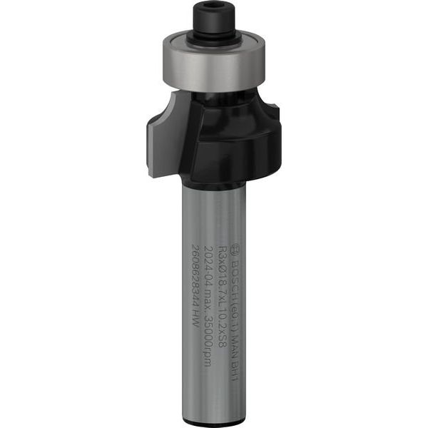 Bosch - Fräser PRO Abrundfräser, 2608628344 R 3, Schaft 8 mm