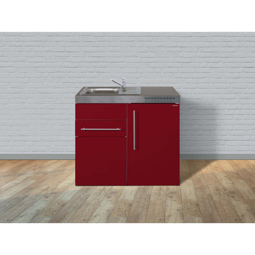 Stengel - Mini-Küche Miniküche Premiumline MPBR100SBliS Bordeauxrot