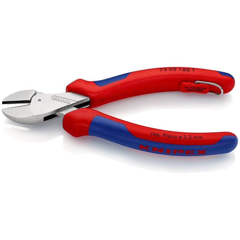 Knipex - Seitenschneider X-Cut-Seitenschneider 73 05 160 T BK 160mm, mit Bef.-Öse
