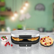 Rommelsbacher - Waffelautomat Doppel Waffelautomat Herz WA 1250 sw/si