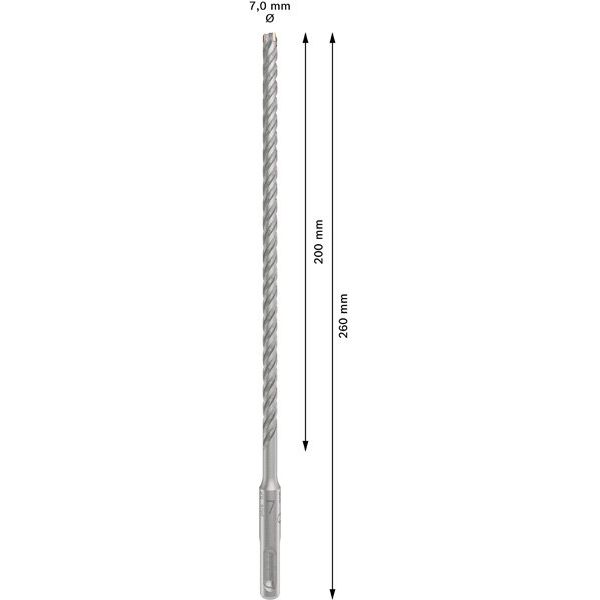 Bosch - Bohrer PRO SDS plus-5X 2608836615 Hammerbohrer 7 x 200