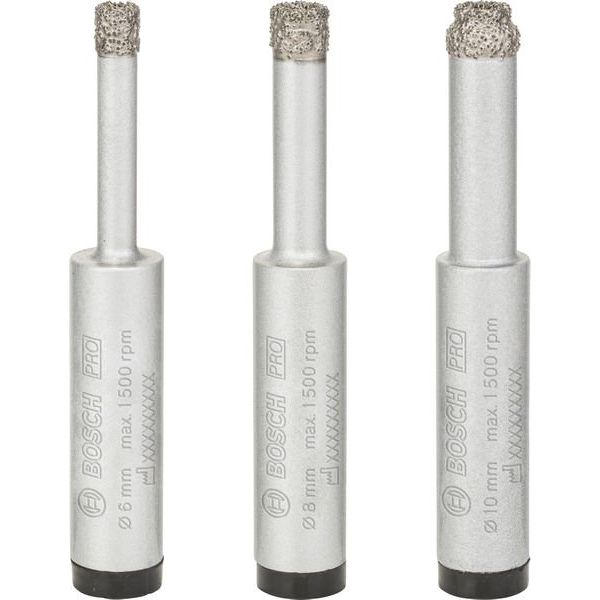 Bosch - Bohrkronenset PRO Ceramic dry 2608587145 Bohrer-Set 6 x 33 8