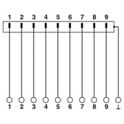 Phoenix Contact - Übergabemodul VIP-2/PT/D 9SUB/F