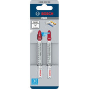 Bosch - Stichsägeblatt PRO Plastics PMMA clean 2608655102VE(2) T102BF − 10 Packung