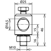 DEHN - Zubehör/Ersatzteile für Erdung und Blitzschutz Befestigungsbolzen BB16 GSM10 AL D 16mm Al