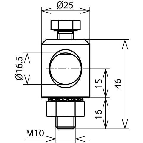 DEHN - Zubehör/Ersatzteile für Erdung und Blitzschutz Befestigungsbolzen BB16 GSM10 AL D 16mm Al