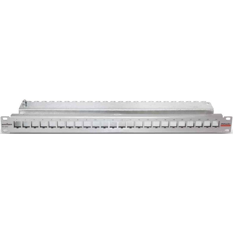 Dätwyler IT Infra - Patchpanel Kupfer Patchpanel MS-K24 440041 19Z. 1HE, RAL7035