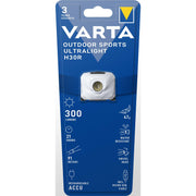 Varta Cons.Varta - Taschenleuchte Kopfleuchte Outdoor Sports Ultralight H30R weiß weiß − 4 Stück