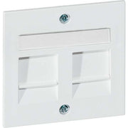 Peha - Einsatz/Abdeckung für Kommunikationstechnik Abdeckung alu D 20.610.702 MJ2 NA mit Beschriftungsf