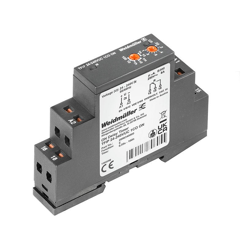 Weidmüller - Zeitrelais Zeitrelais 24-240V TFIP 24-2#2898340000 1 Wechsler