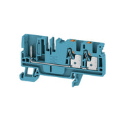 Weidmüller - Durchgangs-Reihenklemme Klemme APGTB 4 FT 3C/1 BL PUSH IN, 4 mm² − 50 Stück