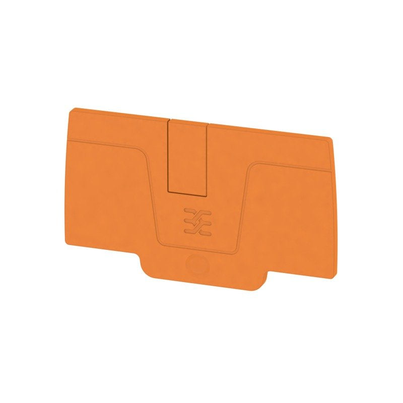 Weidmüller - Abschluss- und Zwischenplatte für Reihenklemme Abschlussplatte AEP 2C 6 OR 64.93mmx2.1mm,or − 50 Stück