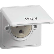 Peha - Schalter-/Steckdosenkombination US NEMA-Steckdose D 80.6670/15 US K W KD,15A 125V, weiß