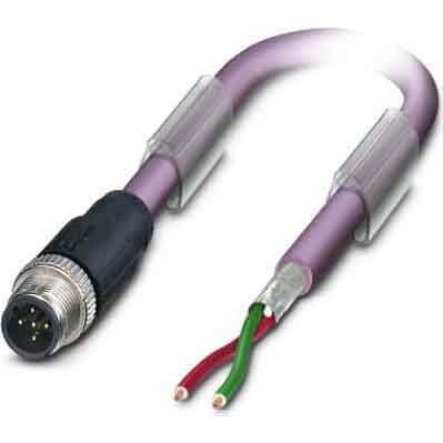 Phoenix Contact - Konfektioniertes Sensor-Aktor-Kabel Bus-Systemkabel SAC-2P-M12M #1507269