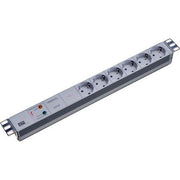 Bachmann - Power distribution unit (PDU) 19Zoll Steckdosenleiste 6f 333.402 Schutzk.,1xGVS,alu