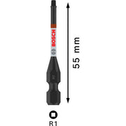 Bosch - Bit-Set PRO Robertson Impact Bit, 2608522550VE(2) R1, 55 mm, 2-tlg