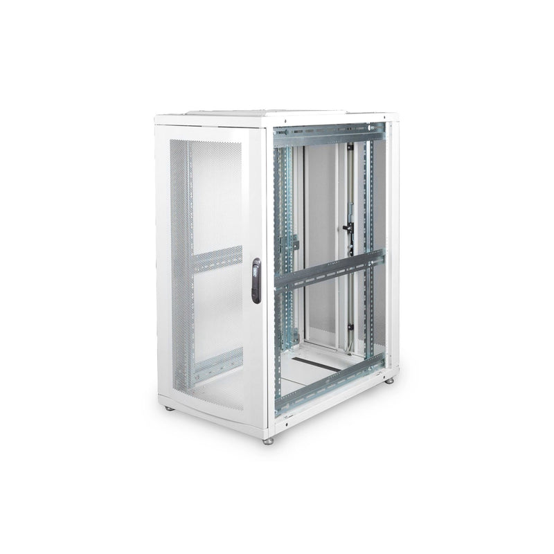 DIGITUS - Netzwerk-/Serverschrank Servers. 26HE 126x60x100cm DN-19 SRV-26U-1 RAL 7035 perf.Tür