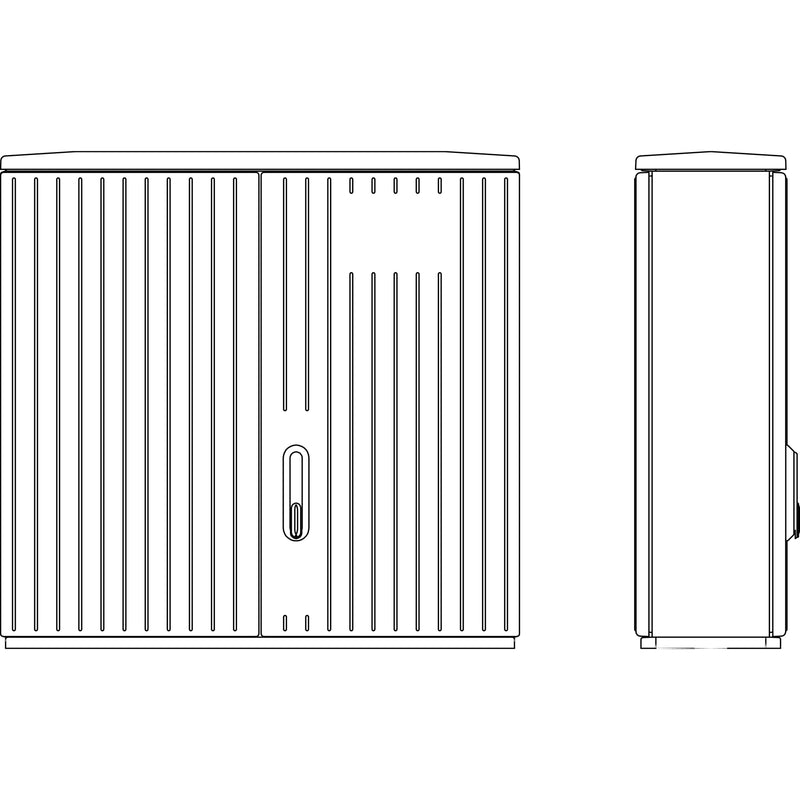 Elsta Mosdorfer - Gehäuse/Schaltschrank (leer) Kabelverteilerschrank A850 850-2DSMO#10031688 inkl. Montageplatte