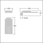 Thorn - Straßen - und Platzleuchte LED - Straßenleuchte ISS 36L105 #96636164 730