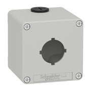 Schneider Electric - Gehäuse für Befehls- und Meldegeräte Leergehäuse XAP, Metall XAPD1601 grau, für 1x30mm