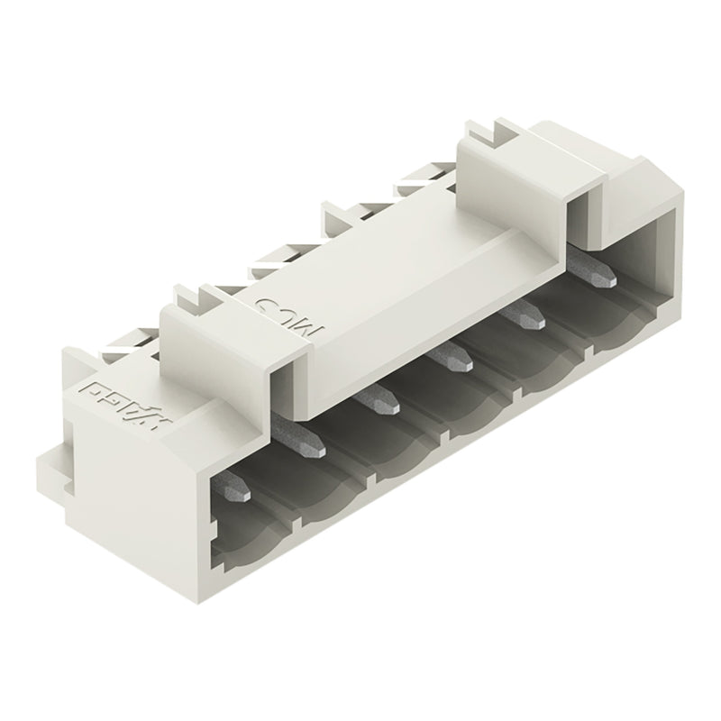 WAGO - Leiterplattensteckverbinder THT-Stiftleiste Lötstift 721-436/001-000 1,0x1,0,abgew.,lgr − 100 Stück