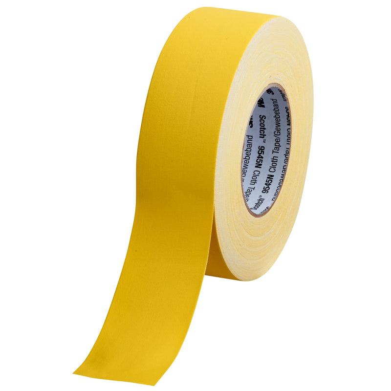3M - Klebeband Imprägniertes Gewebeband 9545N Y50 50 mm x 50 m, gelb − 5 Stück
