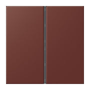 Jung - Abdeckung/Bedienelement für Installationsschalterprogramme Tastensatz 2fach LC 402 TSA 235