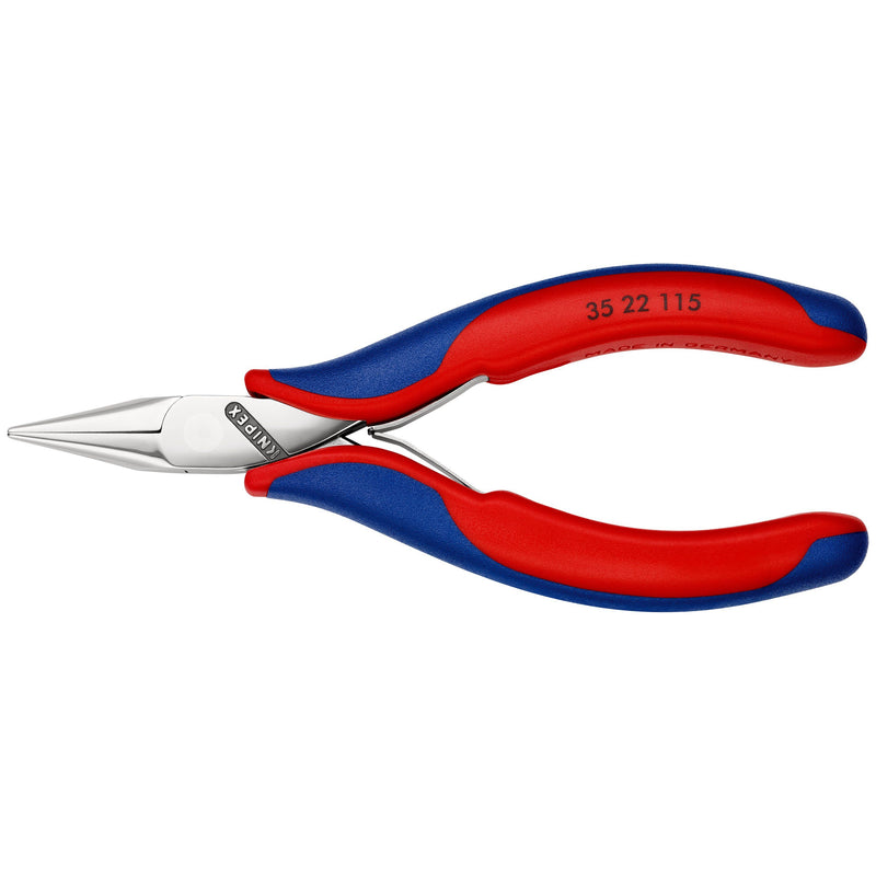 Knipex - Spezialwerkzeug für Kommunikationstechnik Elektronik-Greifzange 35 22 115 SB spiegelpoliert,115mm