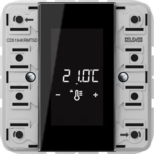Jung - Bussystem-Mehrfach Bediengerät KNX-Raumcontroller-Modul CD 5194 KRM TS D kompakt 4-fach
