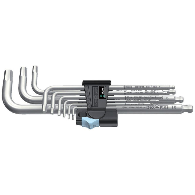 Wera - Innensechskantschlüsselset Winkelschraubendrehersatz 022720 9-tlg