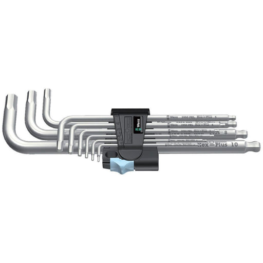 Wera - Innensechskantschlüsselset Winkelschraubendrehersatz 022720 9-tlg