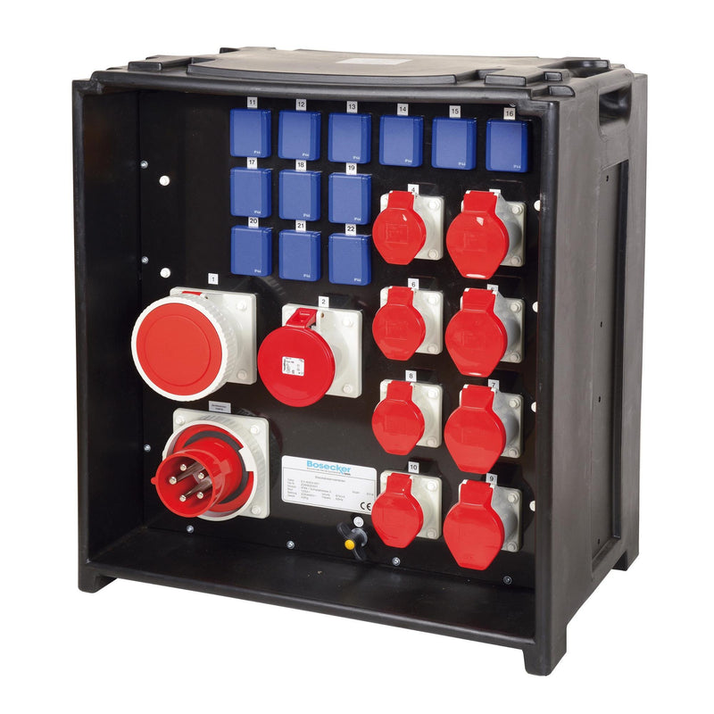 Walther Werke - CEE-Steckdosen-Kombination (IEC 60309) Steckdosenverteiler 6349102 125A