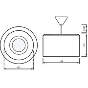 Philips Lighting - Downlight/Strahler/Flutlicht 3D-LED-Leuchte TCKTPS 20S #06844100 840