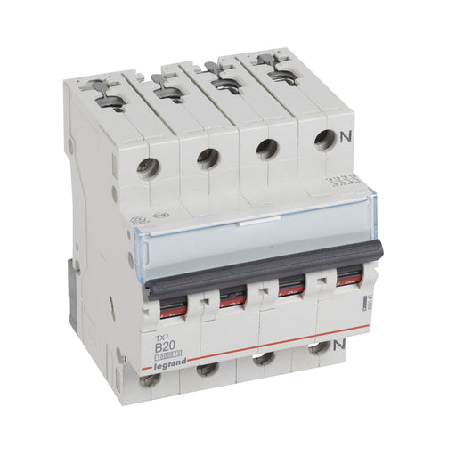 Legrand - Leitungsschutzschalter Legrand 404141 B20A 3-polig+N 10kA