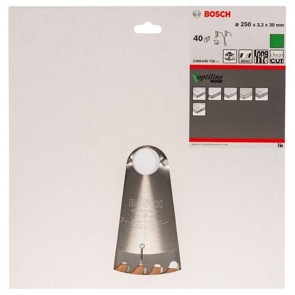 Bosch - Kreissägeblatt PRO Wood Kreissägeblatt, 2608640728 235 x 2,8 x 30 mm