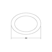 Brumberg Leuchten - Mechanisches Zubehör/Ersatzteile für Leuchten Abdeckring 81213080 schwarz
