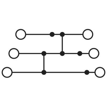 Phoenix Contact - Durchgangs-Reihenklemme Mehrstockklemme ST 2,5-3PV BU Nennstrom: 20A − 50 Stück