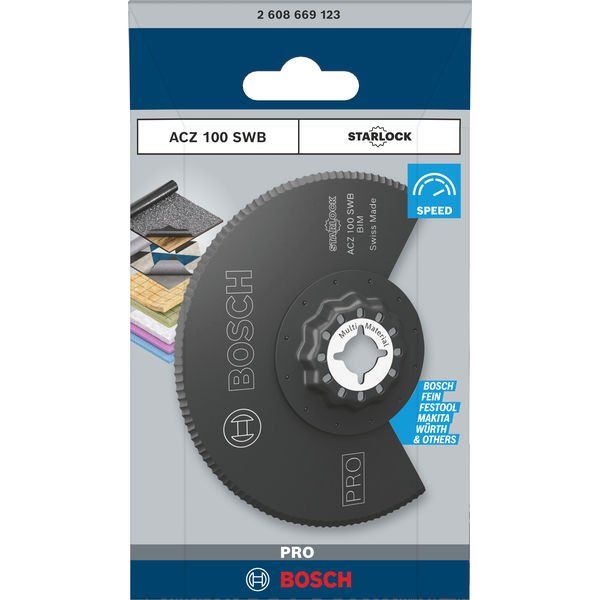 Bosch - Blatt für Oszillierer PRO ACZ 100 SWB Blatt für 2608669123 Multifunktionswerkze