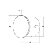 Brumberg Leuchten - Decken-/Wandleuchte LED-Wandeinbauleuchte 10158073 für Gerätedosen