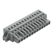 WAGO - Kabelsteckverbinder für Leiterplattensteckverbinder 1-Leiter-Federleiste 231-113/027-000 CAGECLAMP,2,5 mm²,gr − 25 Stück