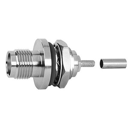 Telegärtner - Koax-Steckverbinder TNC-Einbaubuchse 50Ohm 100023770 lt/cr, längsdicht,G7