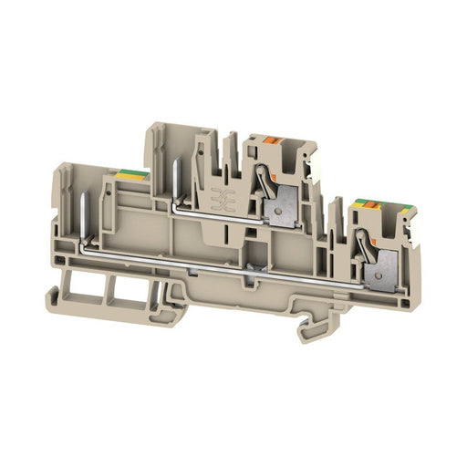 Weidmüller - Durchgangs-Reihenklemme Klemme APGTB42TFT-PE4C/2DL PUSH IN, 4 mm² − 50 Stück