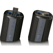 LENCO - Lautsprecher Bluetooth-Lautsprecher-Set BTP-400BK IPX7,2x10W(RMS)