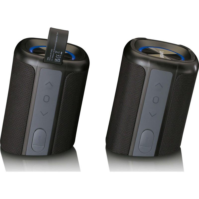 LENCO - Lautsprecher Bluetooth-Lautsprecher-Set BTP-400BK IPX7,2x10W(RMS)