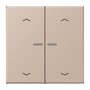 Jung - Bedienelement intelligent Taster mit Pfeilsymbolen BT LC 17102 P 240 ombre brulee claire